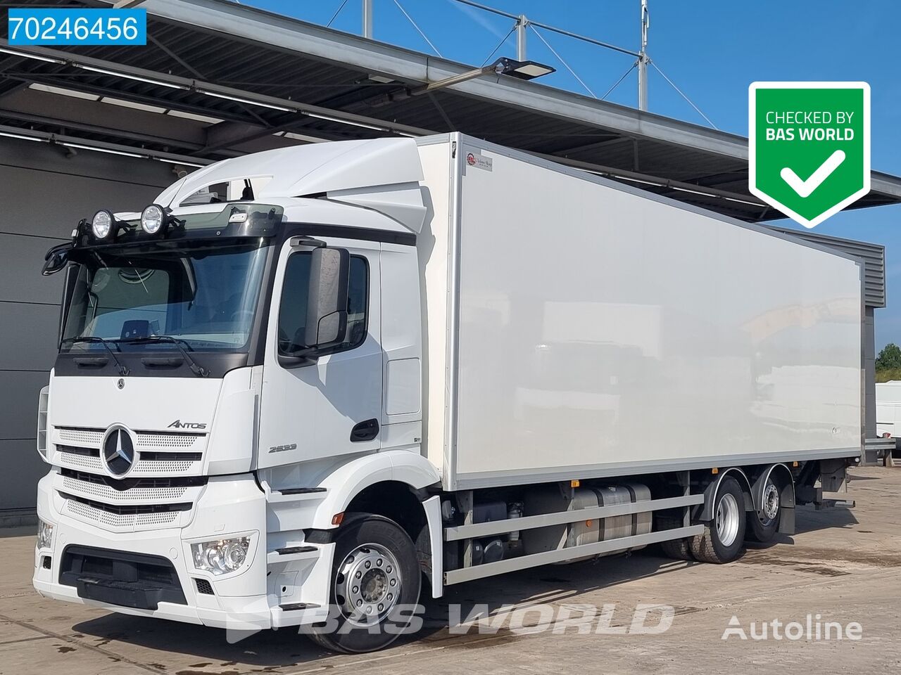 Mercedes-Benz Antos 2533 6X2 ClassicSpace Ladebordwand Liftachse Heating Xenon box truck