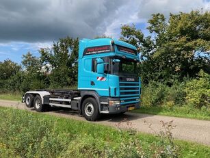 Scania 124L-470 6X2/2 cable system truck