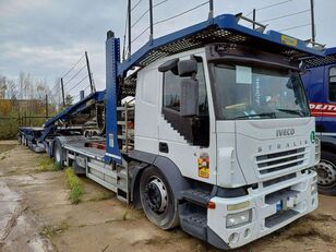 IVECO STRALIS 430 + SILVER  car transporter + car transporter trailer