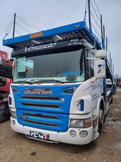 Scania P420  car transporter + car transporter trailer