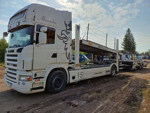 Scania R420 car transporter + car transporter trailer