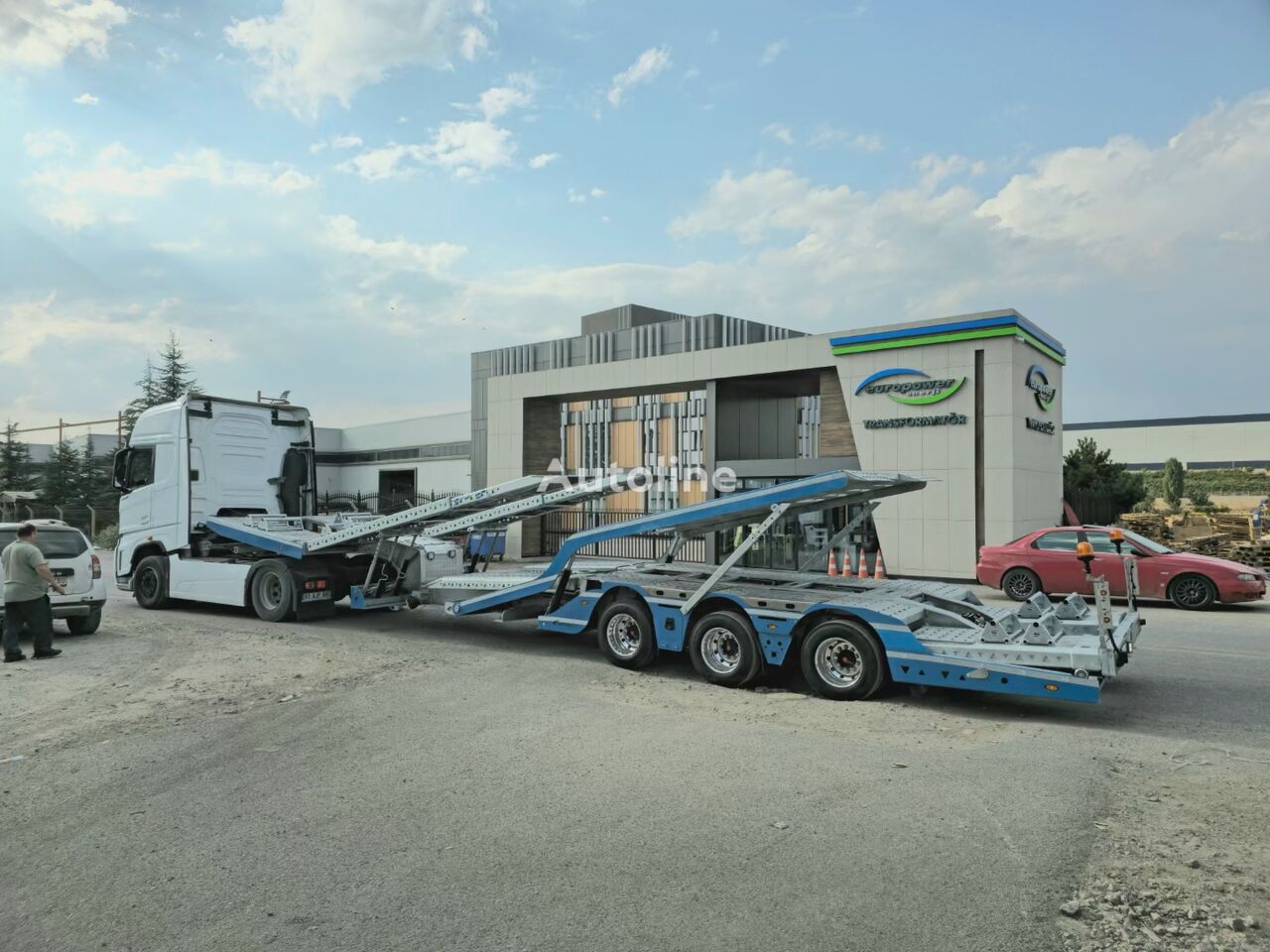 new Eroglu ER FLR car transporter semi-trailer