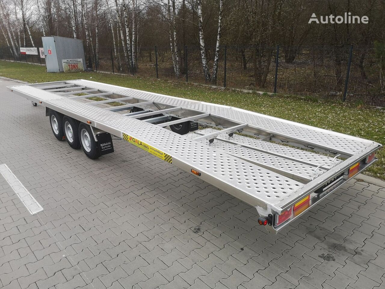 new Kubix GALA 850x215, 3500kg 3 axel car transporter trailer