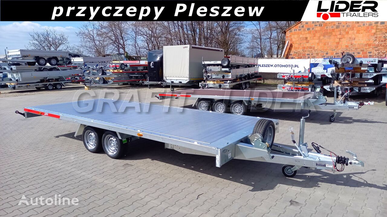 new Temared Car transporter trailer TM-262 przyczepa 511x215x30cm, Carplatfo