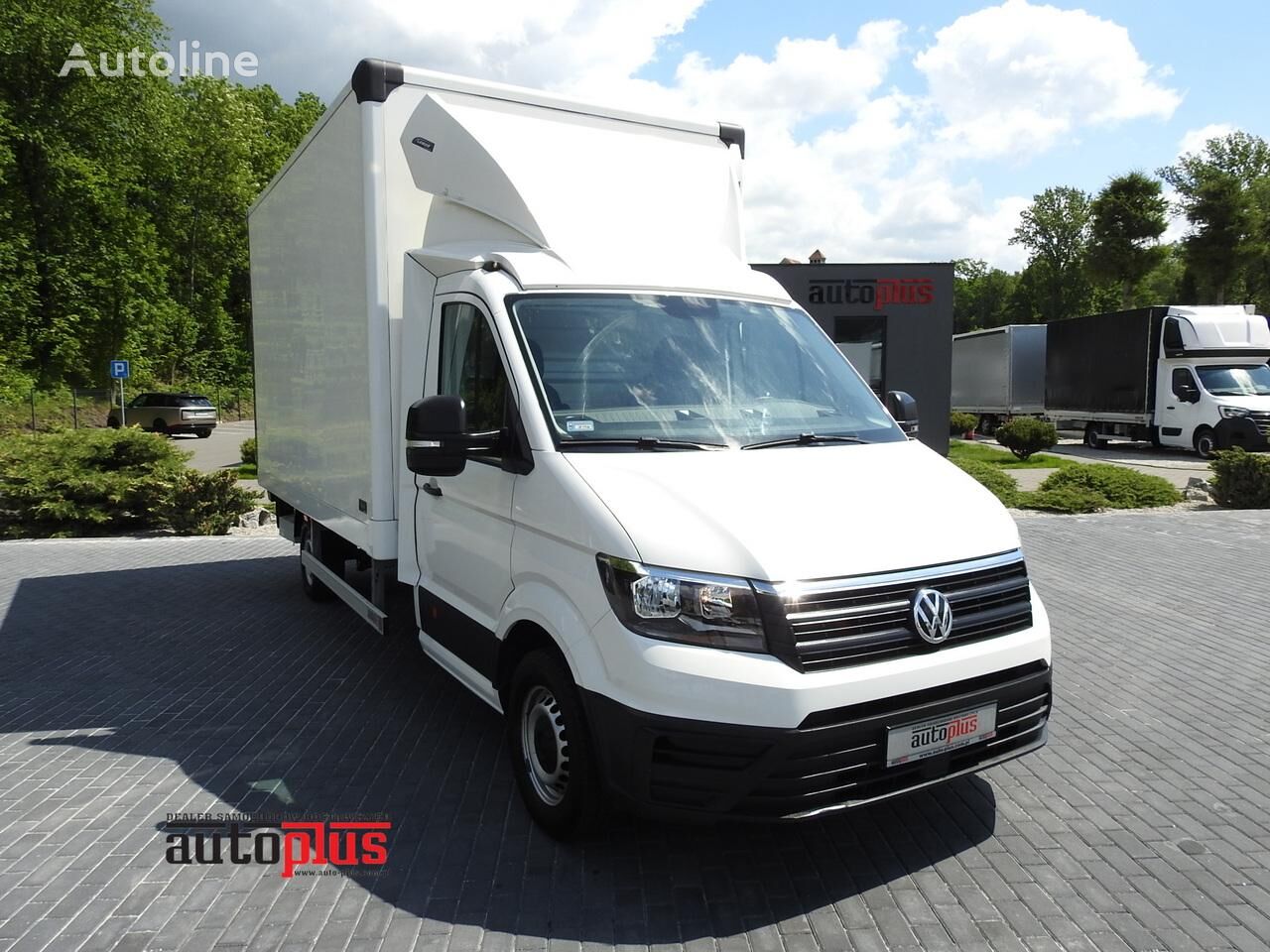 Volkswagen CRAFTER KONTENER WINDA 8 PALET TEMPOMAT KLIMATYZACJA  180KM [ 03 tilt truck < 3.5t