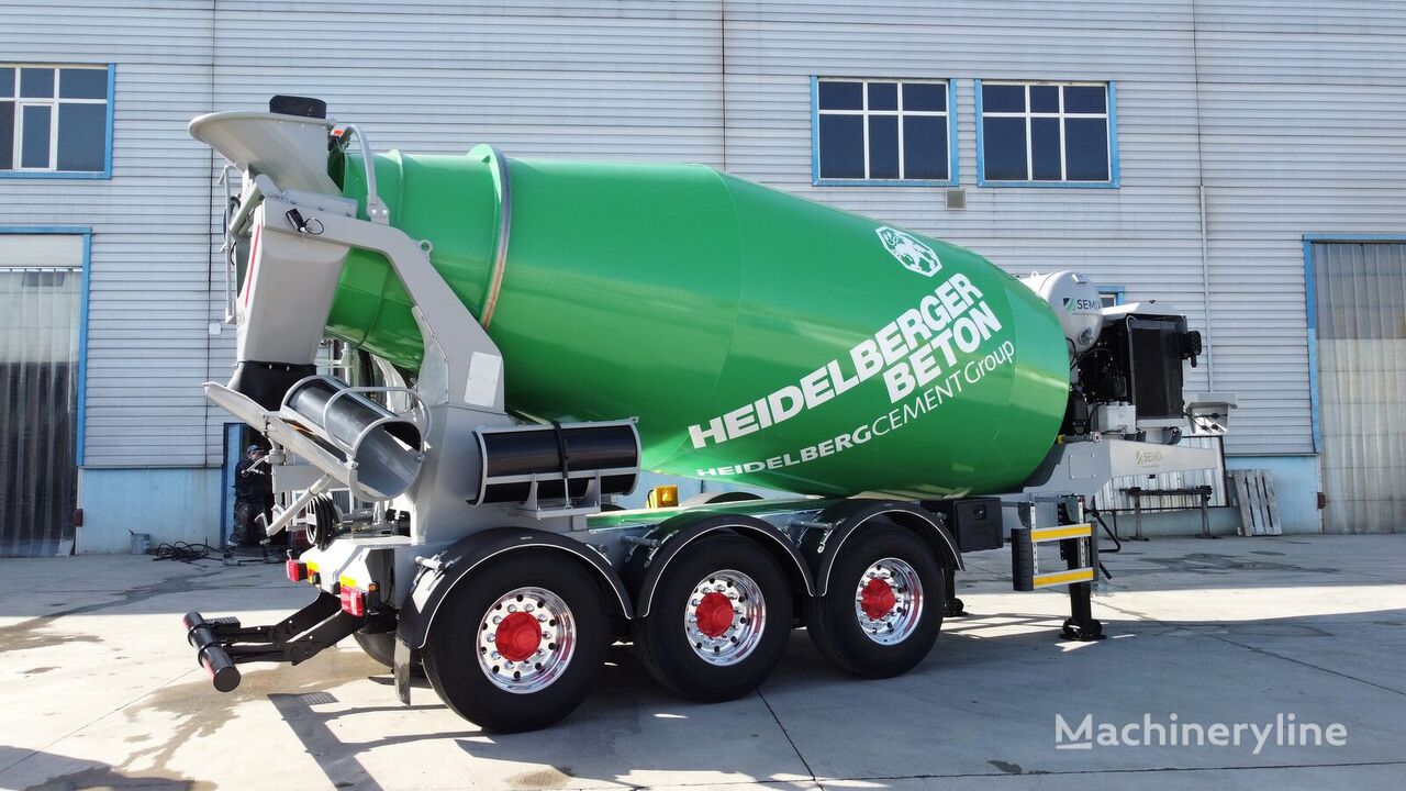 new Semix Semi Remorque 12 m³ concrete mixer semi-trailer