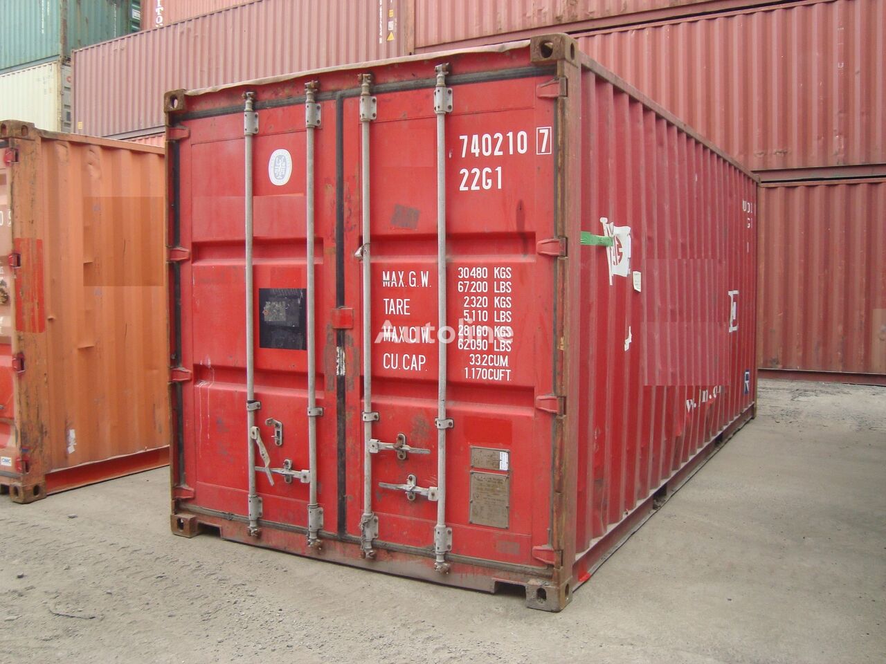 20 Fuß Seecontainer ex ANTWERPEN Lagercontainer Frachtcontainer  Standart 10ft container
