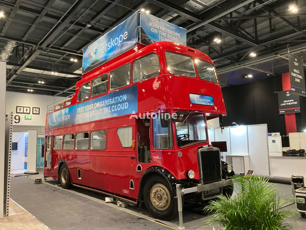 Leyland PD3 British Triple-Decker Bus Promotional Exhibition  double decker bus