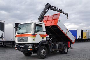 MAN TGM 13.280 / 4x4 / MANUAL / WYWROTKA + HDS HIAB 111 dump truck