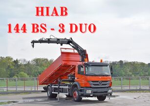 Mercedes-Benz AXOR 1829 *HIAB 144 BS-3 HIDUO + FUNK* TOP dump truck