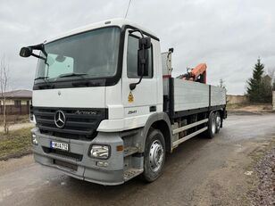 Mercedes-Benz Actros 2541 flatbed truck + flatbed trailer