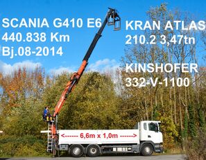 Scania G410 flatbed truck