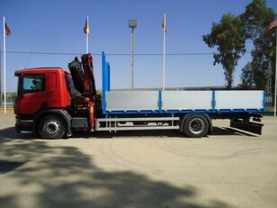 Scania P 230 flatbed truck