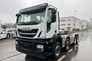 IVECO X-Way 480 8x4 Hiab hook lift truck