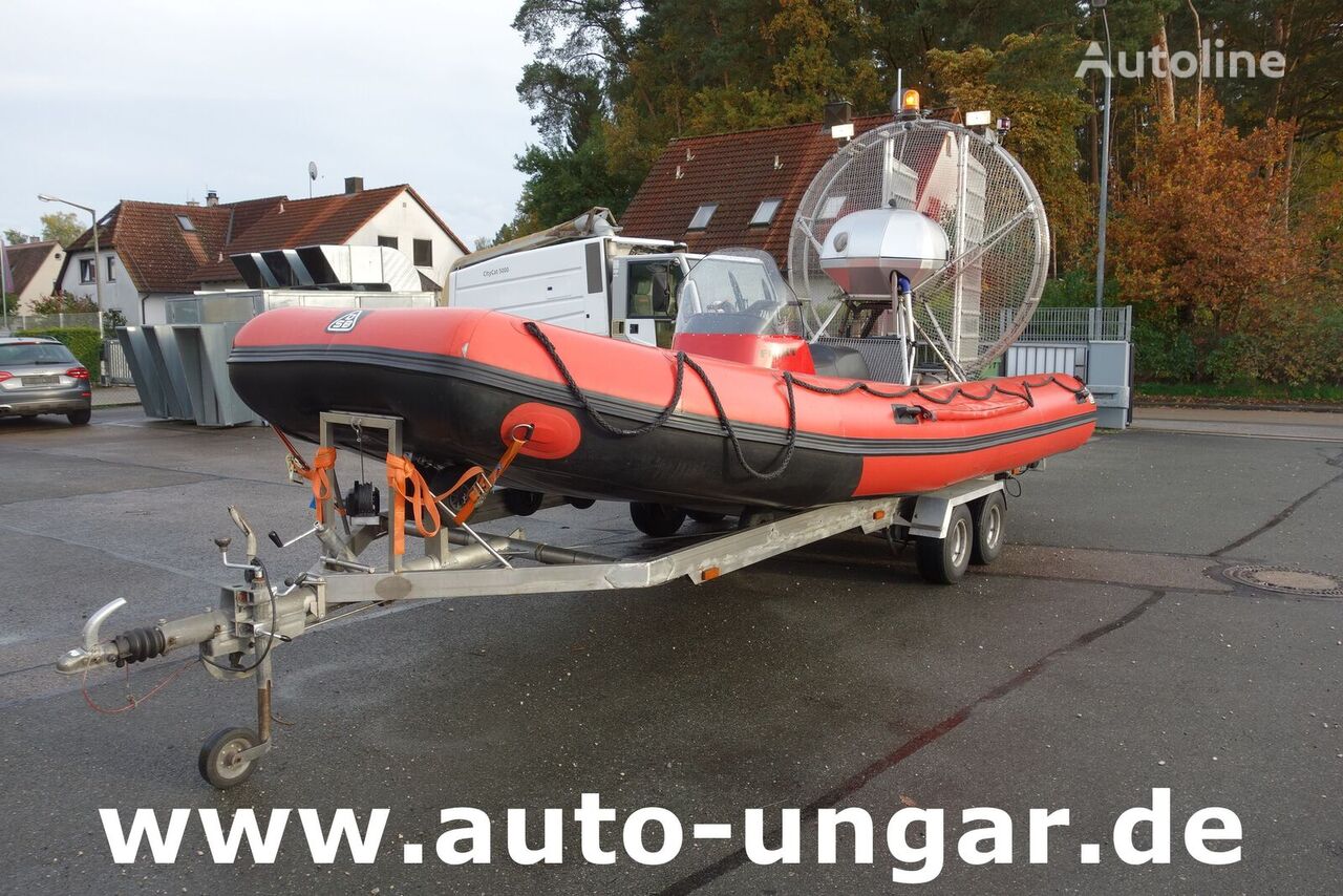 Mercedes-Benz Ficht FLG 640 Boot - Luftschrauben Gleitboot Propeller Airboat S fire truck