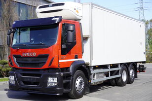IVECO Stralis 310 6×2 E6 Refrigerator / ATP/FRC / 18 pallets / Tail li refrigerated truck