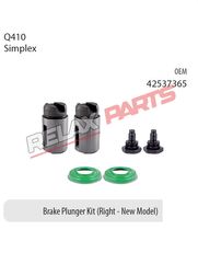 RelaxParts brake caliper for IVECO Q410 SIMPLEX    Brake Plunger Kit (Left - Right – New Model)  truck tractor