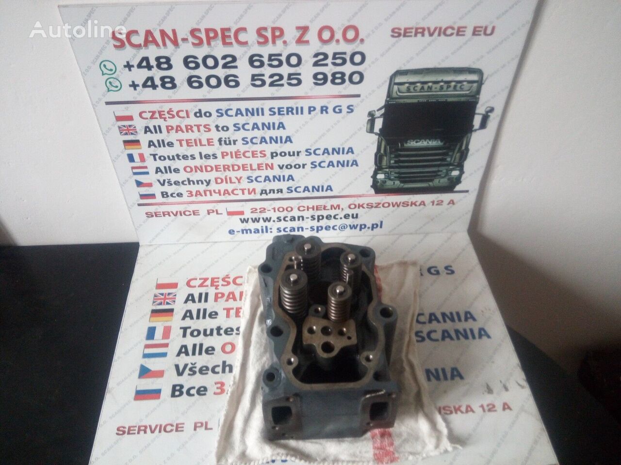 Scania P R G 1750995 cylinder block for truck