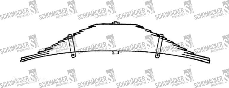 Scania Schomäcker 90093000 |O.E. 247749 247749 leaf spring for truck