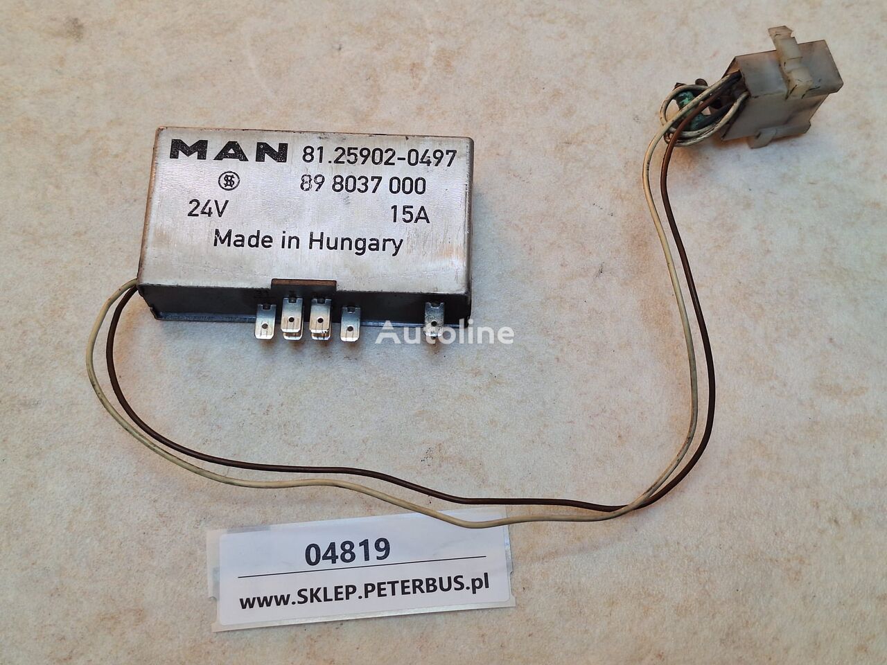 MAN 81.25902-0497 relay for bus