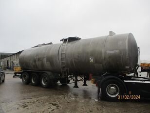 Trailor 3 ESSIEUX CITERNE CALORIFUGE 31000L  À EAU bitumen tank trailer