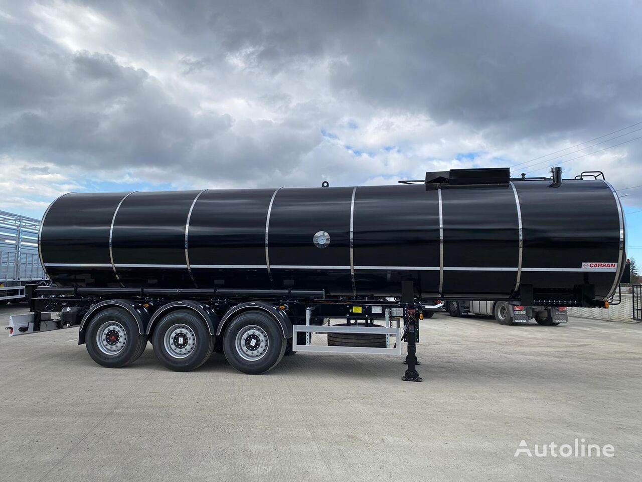 new Çarsan BITUM na skladi v Ukraini bitumen tank trailer