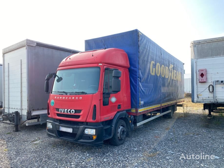 IVECO EuroCargo ML120E22, 9.5m Pritsche + Plane tilt truck