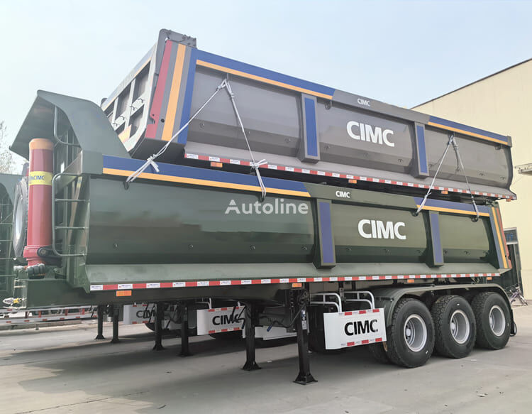 new CIMC 30 CBM Hydraulic Dump Trailer for Sale in Guyana tipper semi-trailer