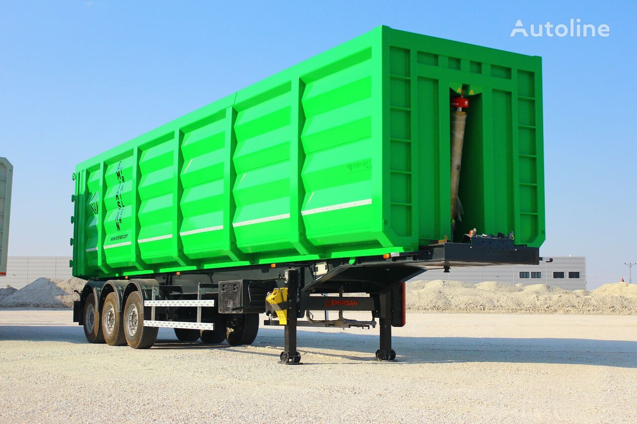 new Emirsan Immediate Delivery From Stock 70 M3 HARDOX ACCORDION TIPPER tipper semi-trailer